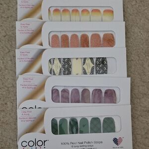 Color Street Nail Strips Set Of 5